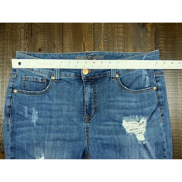 Melissa McCarthy High Rise Skinny Seven Jeans, Slimming Silhouette Size 16W - Picture 3 of 8